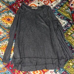 Charcoal M Long Sleeve Top